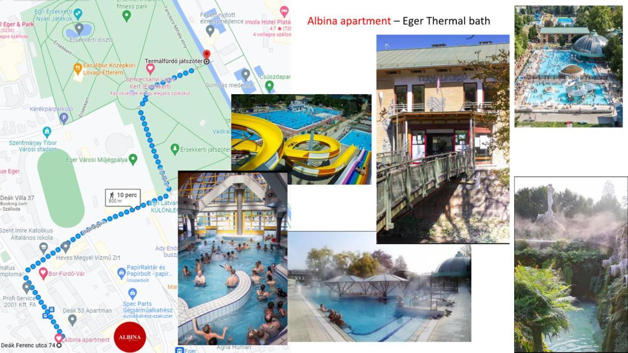 אגר Albina Apartman מראה חיצוני תמונה
